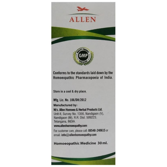 Allen Aspidosperma Mother Tincture Q image