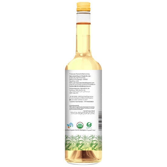 Natureland Organics White Sesame (Til) Oil image