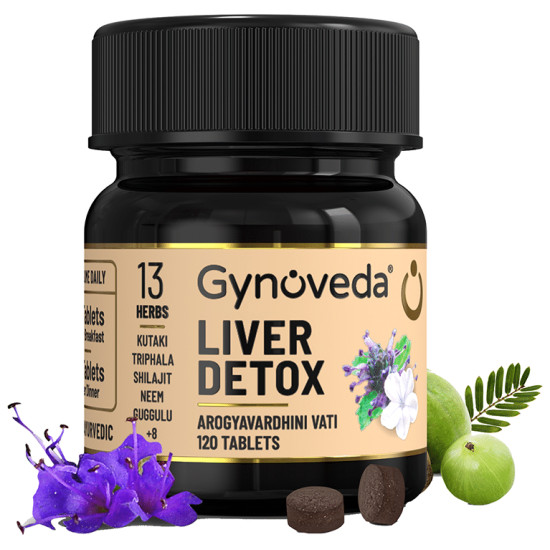 Gynoveda Liver Detox Tablets (120 Each) image