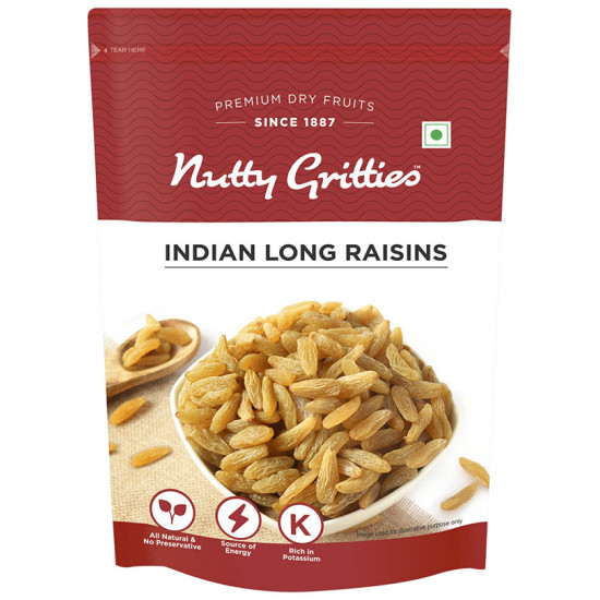 Nutty Gritties Indian Long Raisins (200gm Each) image