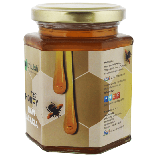 Nutriwish 100% Pure Organic Honey Raw Acacia image