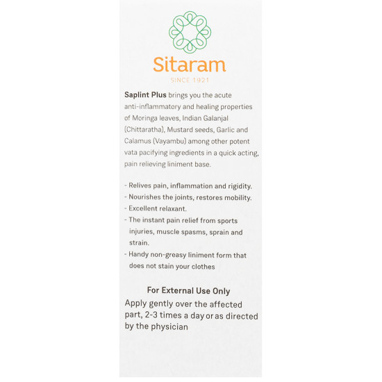 Sitaram Ayurveda Saplint Plus(30ml Each) image