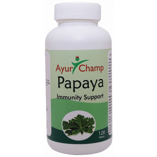 Ayur Champ Papaya Immunity Support Tablet image