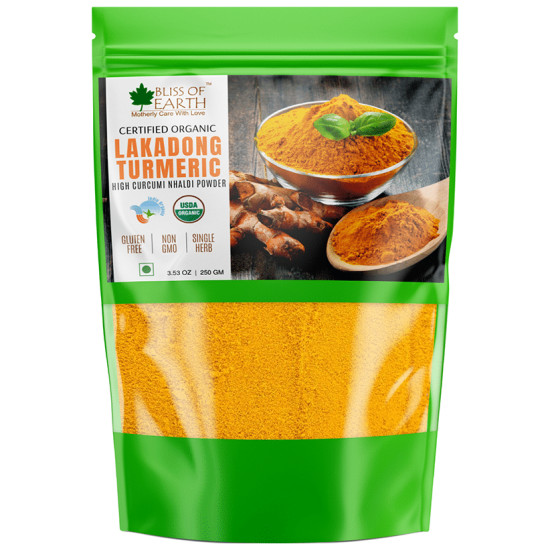 Bliss of Earth High Curcumin Lakadong Turmeric Powder image