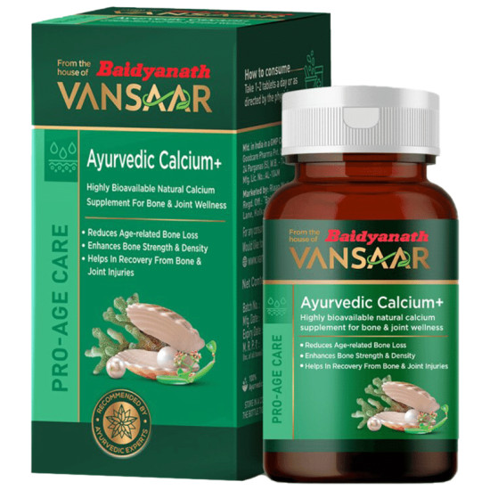 Baidyanath Vansaar Ayurvedic Calcium+ Tablet image