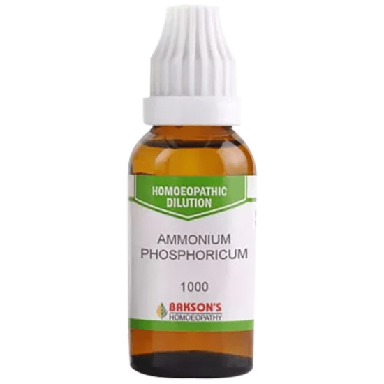 Bakson's Ammonium Phosphoricum Dilution 1000 CH image