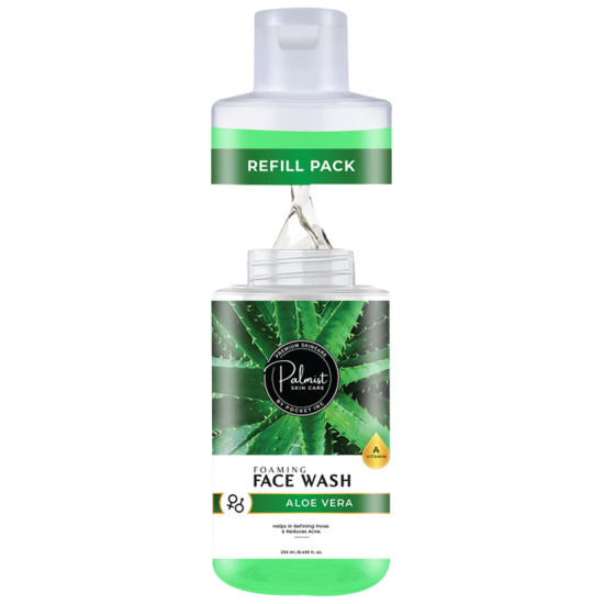 Palmist Aloe Vera Refill Foaming Face Wash image