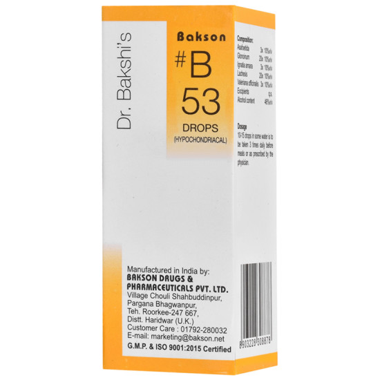 Bakson B53 Hypochondriacal Drop image