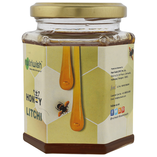 Nutriwish 100% Pure Organic Honey Litchi image