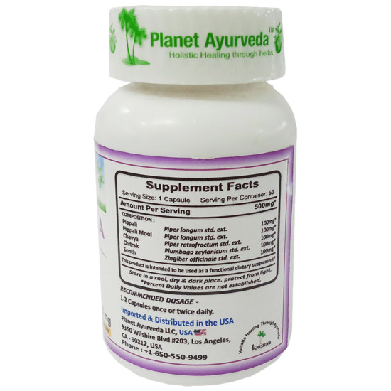 Planet Ayurveda Panchkola Vege Capsule image