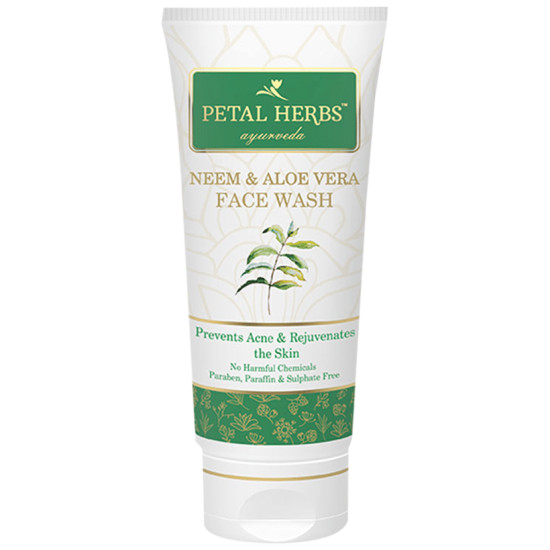 Petal Herbs Ayurveda Neem & Aloe Vera Face Wash image