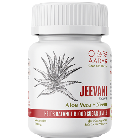 Aadar Jeevani 500mg Capsule (60 Each) Bottle image