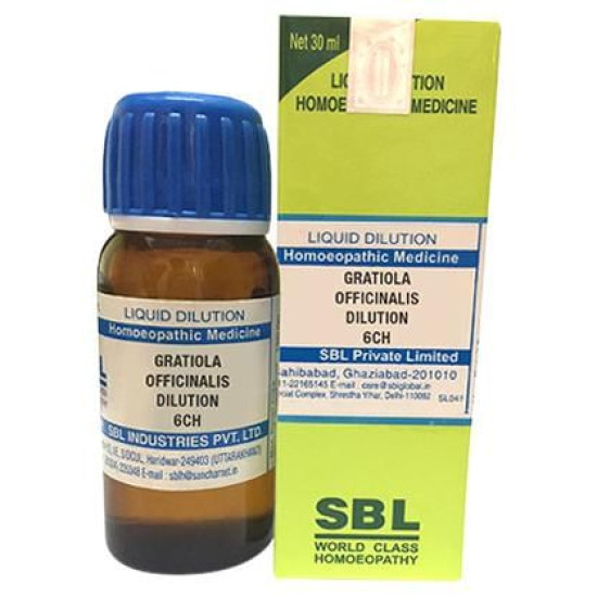 SBL Gratiola Officinalis Dilution 6 CH image