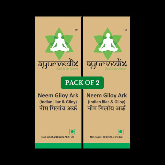 Ayurvedix Neem Giloy Ark (200ml Each) image