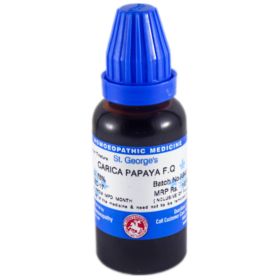 St. George’s Carica Papaya Folia Mother Tincture Q image