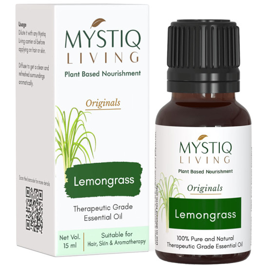 Mystiq Living Originals Therapeutic Grade Essential Oil Lemongrass image