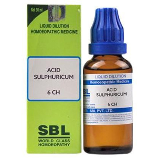 SBL Acid Sulphuricum Dilution 6 CH image