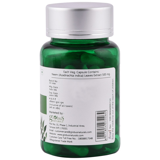 Globus Naturals Neem Vegetarian capsule image