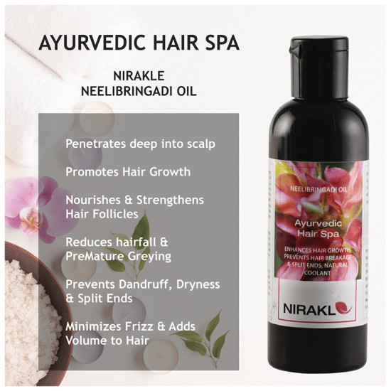 Nirakle Neelibringadi Oil Ayurvedic Hair Spa image