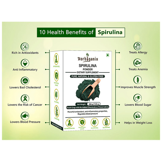 Horbiganix Spirulina Powder image