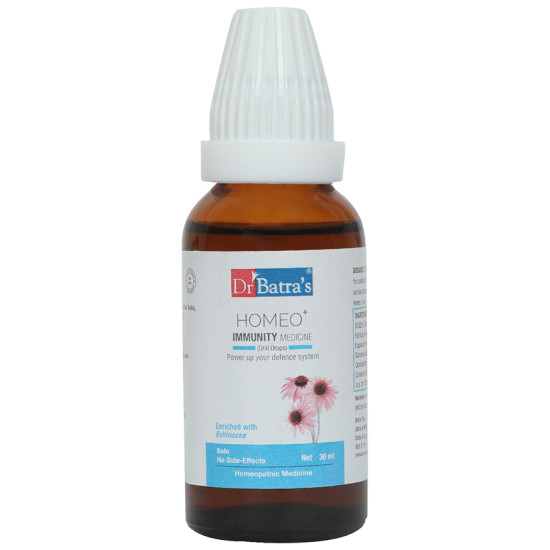 Dr Batra's Homeo+ Immunity Medicine Oral Drops (30ml Each) image