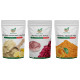 Mewar Impex Combo Pack of Organic Rose Petals Powder, Organic Lemon Peel Powder & Organic Orange Peel Powder (100gm Each) image