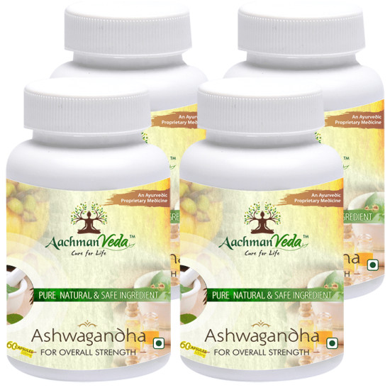 Aachman Veda Ashwagandha Capsule 500mg for Overall Strength (60 Each) image