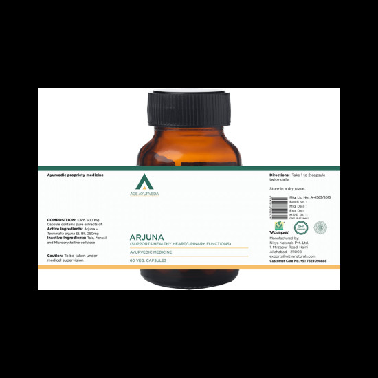 Age Ayurveda Arjuna Veg Capsule image