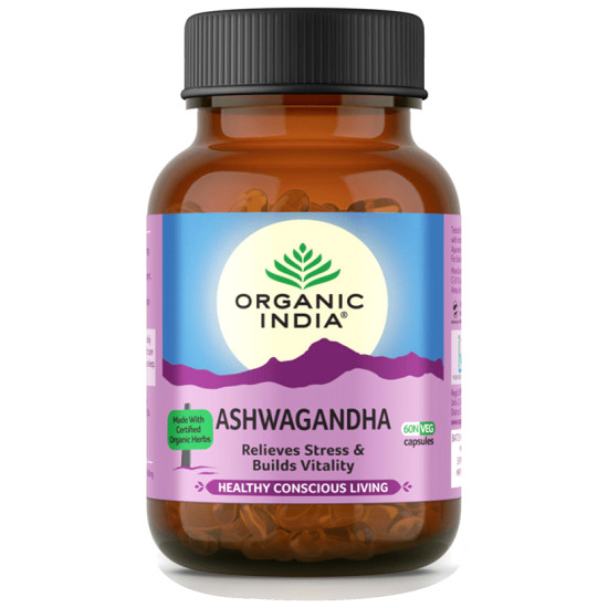 Organic India Ashwagandha Veg Capsule image