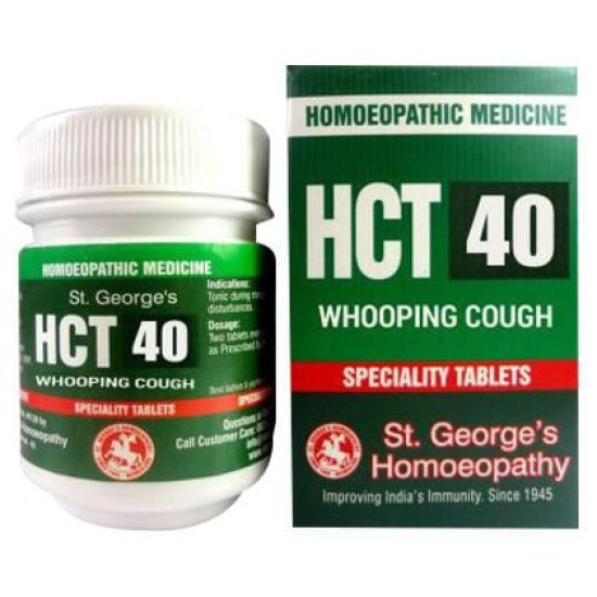 St. George’s HCT 40 Whooping Cough Tablet image