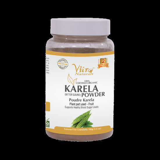 Vitro Naturals 100% Certified Organic Karela Powder image