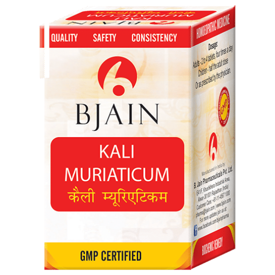 Bjain Kali Muriaticum Biochemic Tablet 30X image