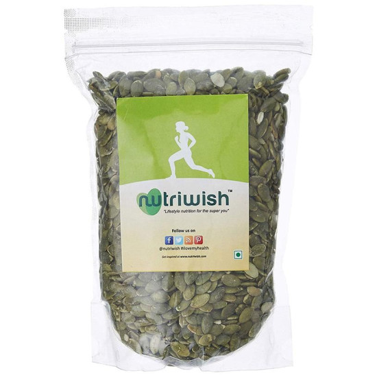 Nutriwish Premium Roasted & Salted Pumpkin Seeds image