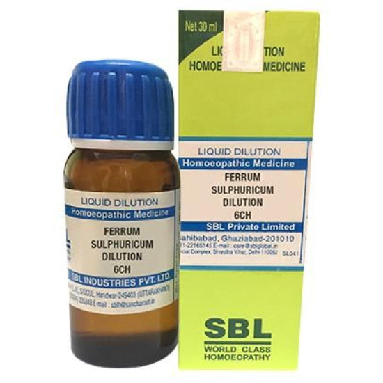 SBL Ferrum Sulphuricum Dilution 6 CH image