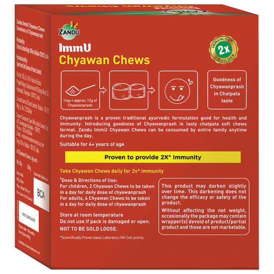 Zandu Immu Chyawan Chews (6gm Each) image