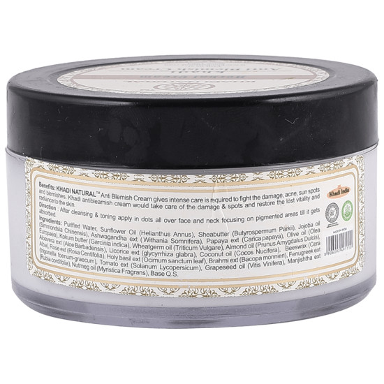 Khadi Naturals Ayurvedic Anti Blemish Cream image