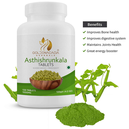 Goldenacacia Herrbals Asthishrunkala 1000mg Tablet image