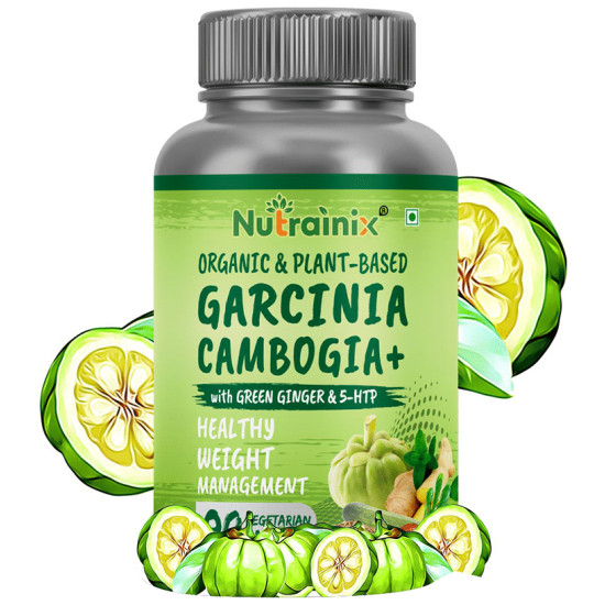 Nutrainix Organic & Plant-Based Garcinia Cambogia+ Vegetarian Capsule image