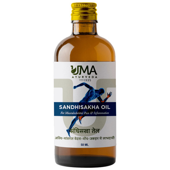 Uma Ayurveda Sandhisakha Oil for Musculoskeletal Pain & Inflammation image