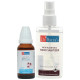 Dr Batra's Combo Pack of Homeo+ Immunity Medicine Oral Drops 30ml and Non-Alcoholic Hand Sanitizer 100ml image