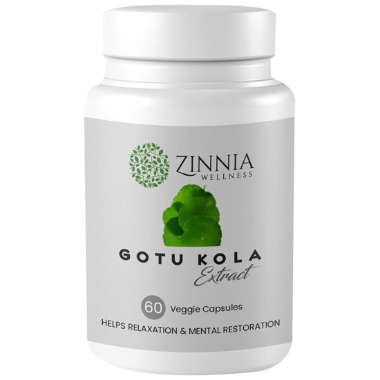 Zinnia Wellness Gotu Kola Extract Veggie Capsule image