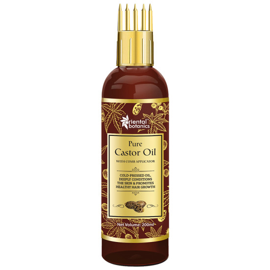 Oriental Botanics Pure Castor Oil with Comb Applicator image