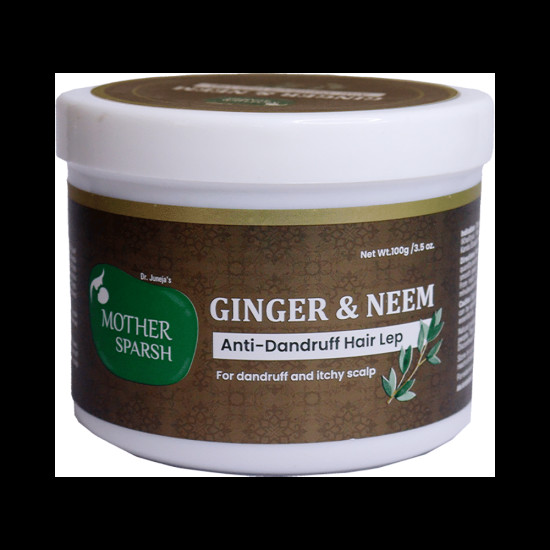 Mother Sparsh Ginger & Neem Anti-Dandruff Hair Lep image