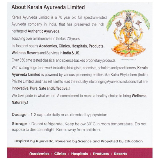 Kerala Ayurveda Lumbagest Capsule image