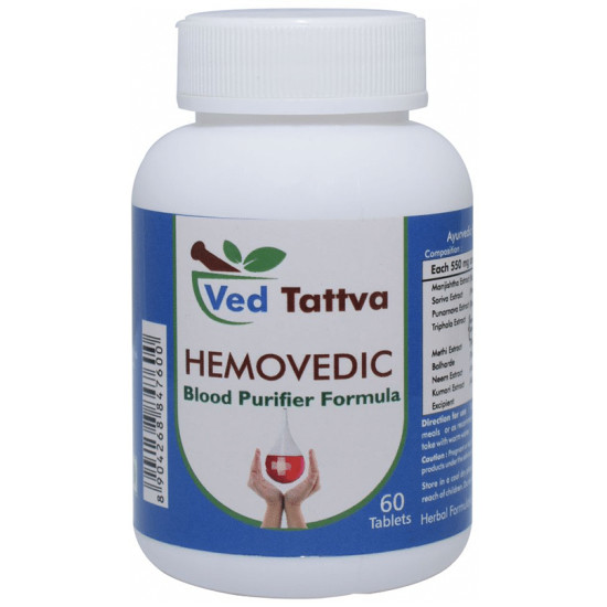 Ved Tattva Hemovedic Blood Purifier Formula Tablet image