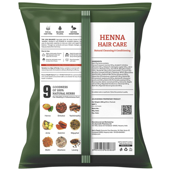 Jiva Henna Hair Care image