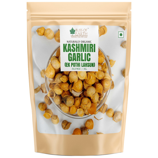 Bliss of Earth Naturally Organic Kashmiri Garlic (Ek Pothi Lahsun) image