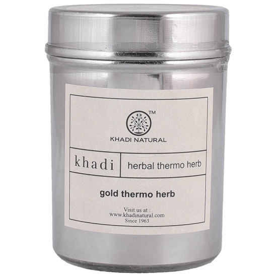 Khadi Naturals Ayurvedic Gold Thermo Herb Face Mask image