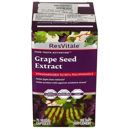 GNC Grape Seed Extract Plus Resveratrol Capsule image