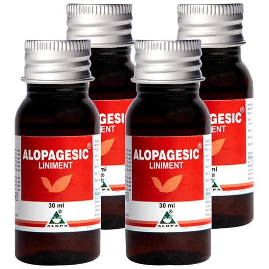 Alopa Alopagesic Pain Killer Liniment for Pain Relief & Muscle Cramps (30ml Each) image